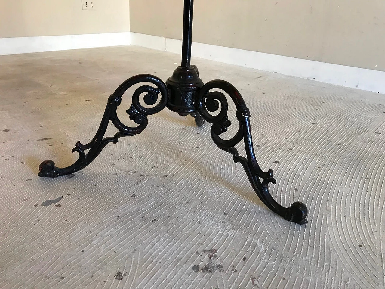 Wrought iron coat rack 4