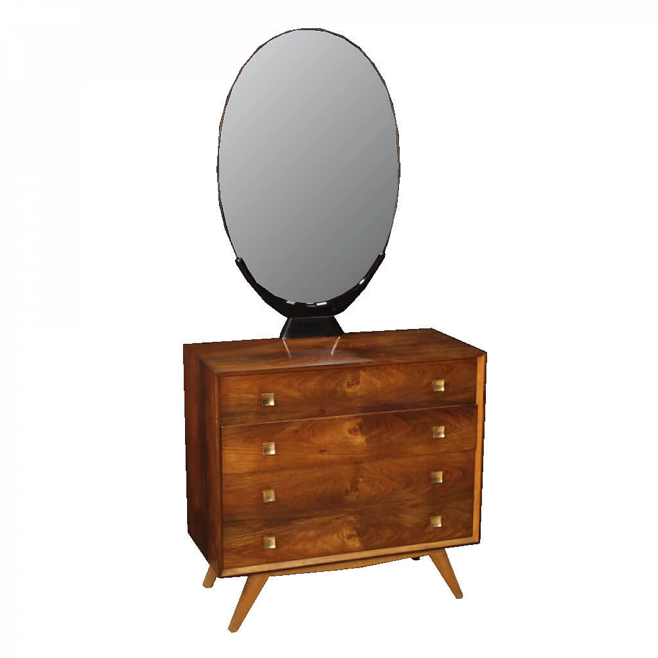 Italian design dresser with mirror in wood 1064167