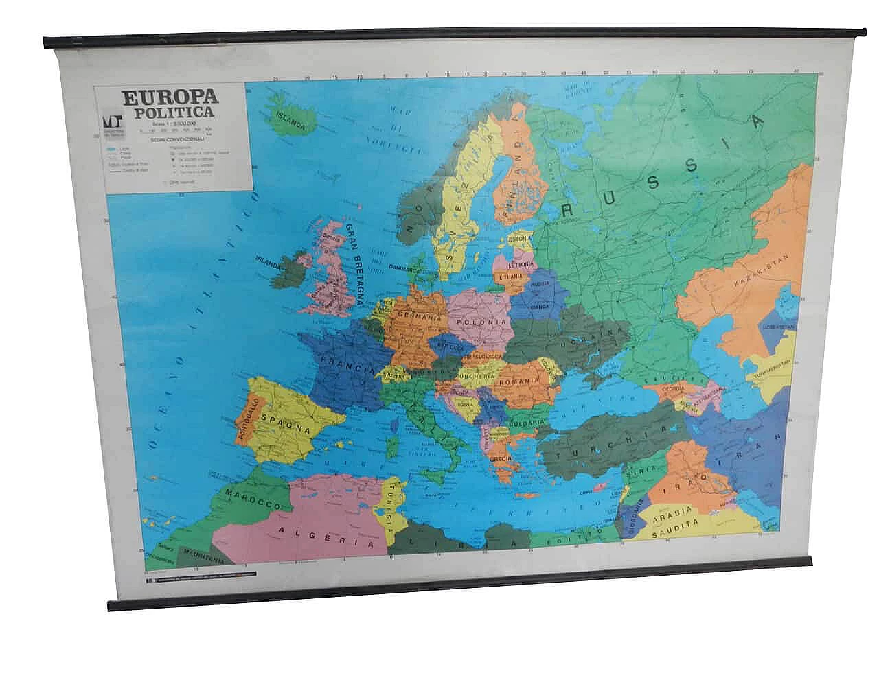 Europe Map, 80s 1065752