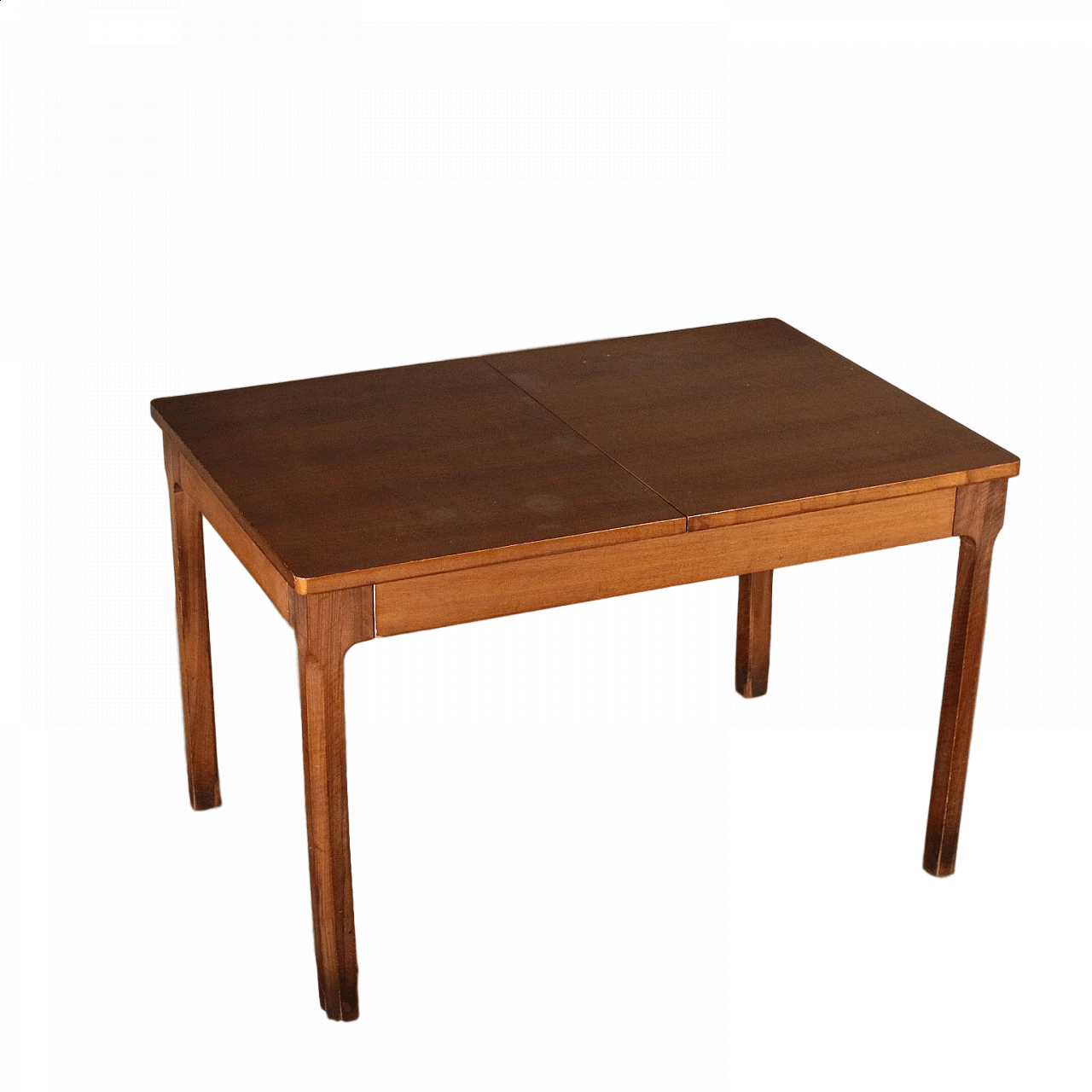 Extending table veneered in walnut, 70's 1071220