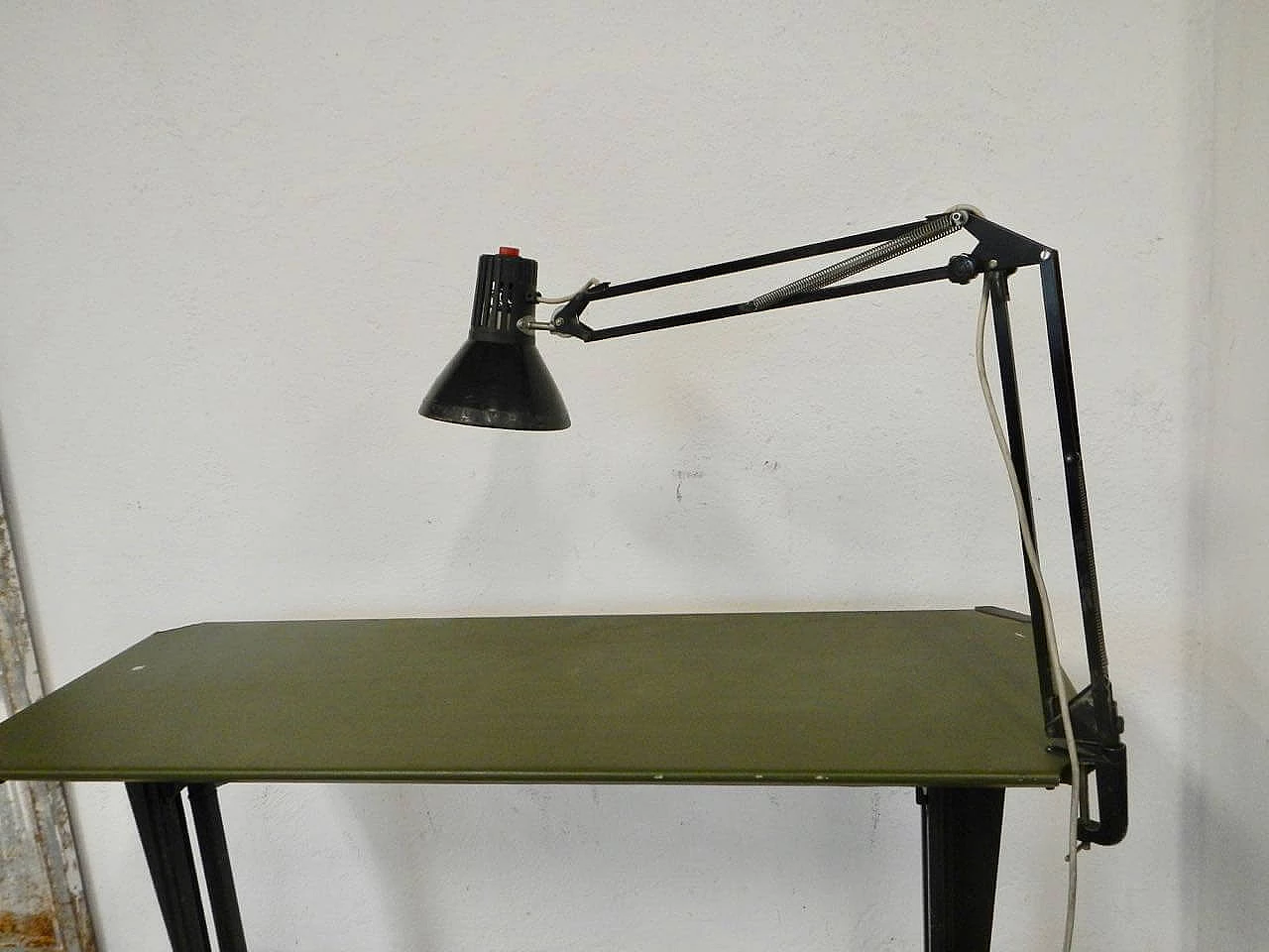 Lampada da ufficio con morsetto, anni '60 1076931