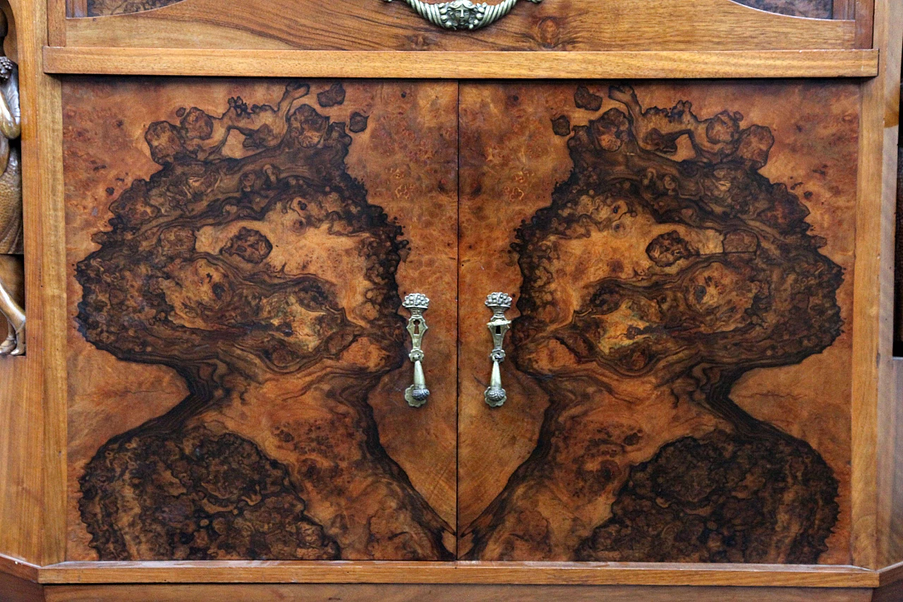 Credenza in legno e radica di ulivo, Dante Morozzi e Marcello Piacentini, anni '20 1078707