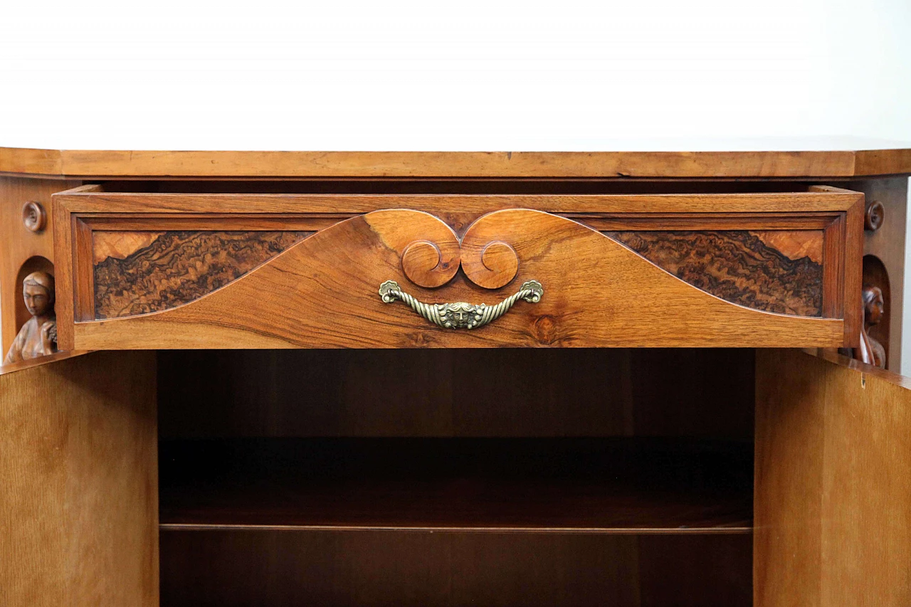 Credenza in legno e radica di ulivo, Dante Morozzi e Marcello Piacentini, anni '20 1078711