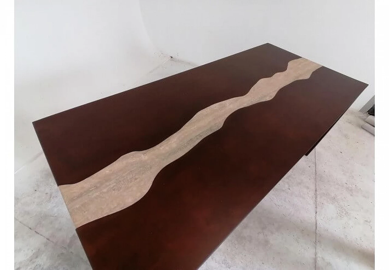 Tivoli table in corten steel 1146804