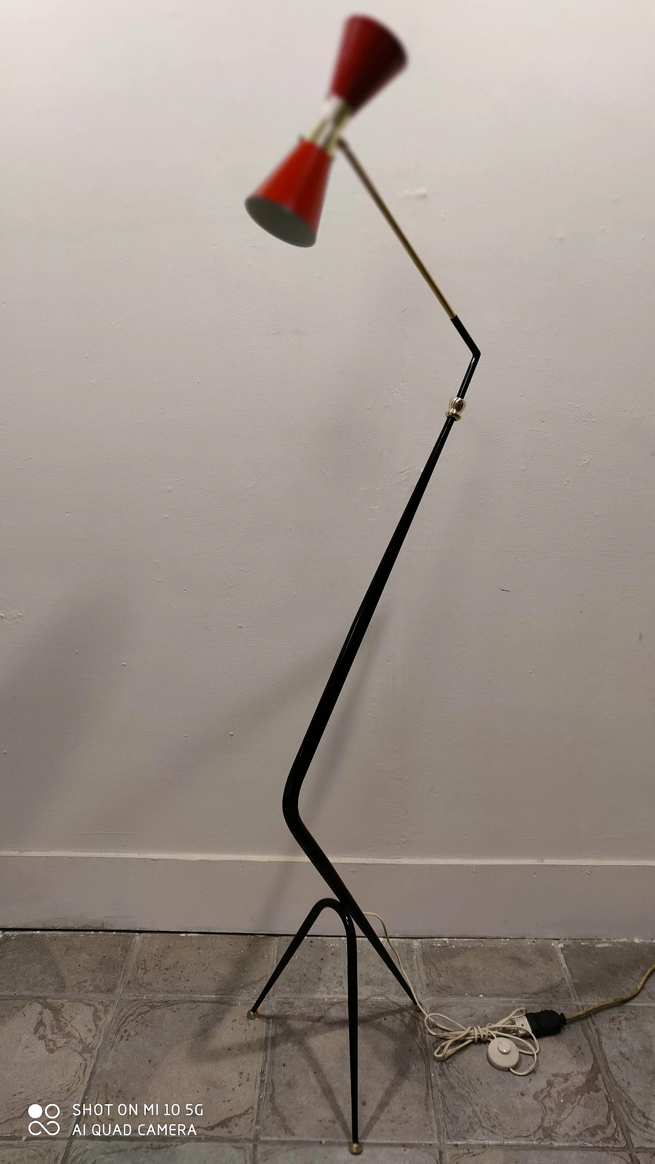 Brass floor lamp, 1960s 1154066