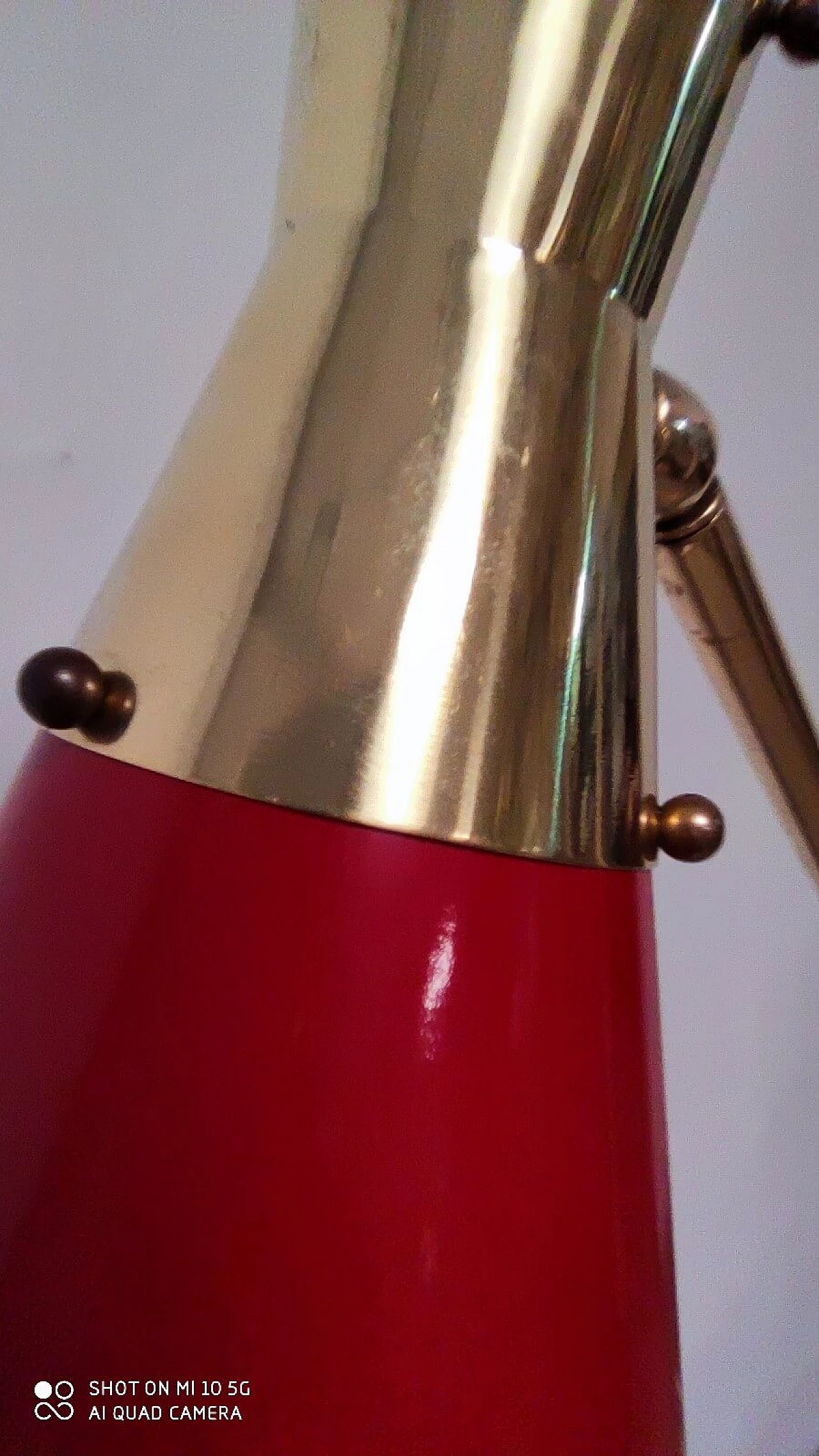 Brass floor lamp, 1960s 1154069