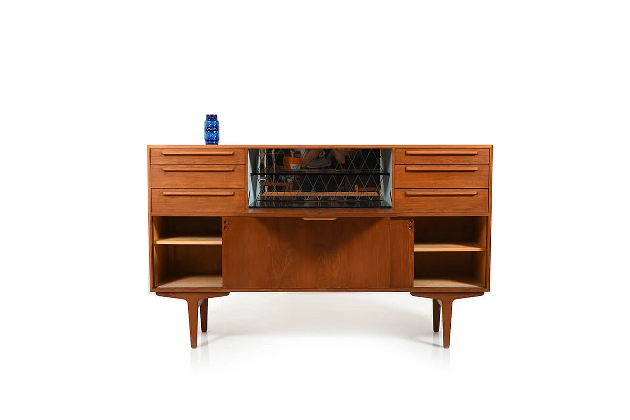 Danish teak sideboard with bar corner, 1950's 1156428