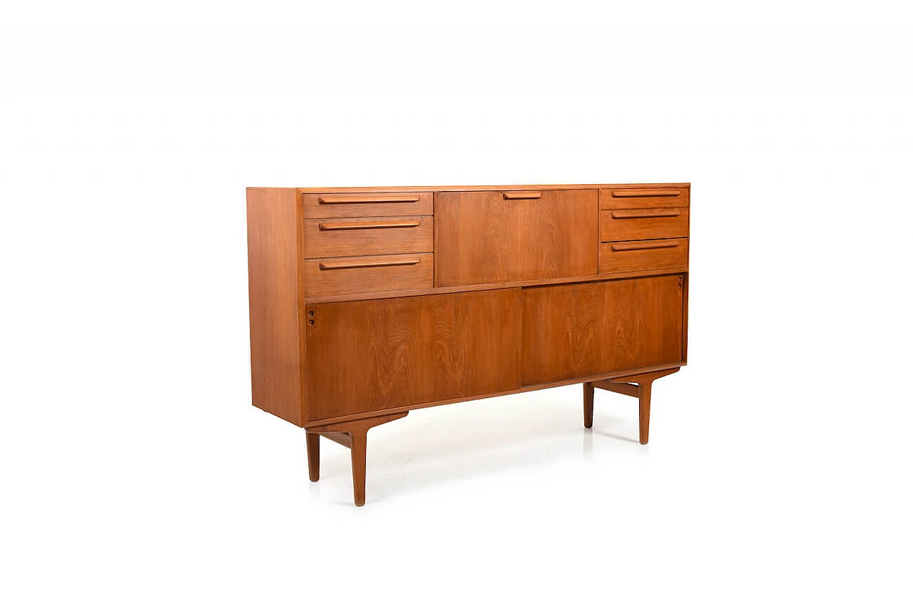 Danish teak sideboard with bar corner, 1950's 1156431