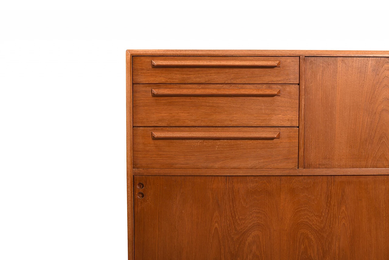 Danish teak sideboard with bar corner, 1950's 1156432