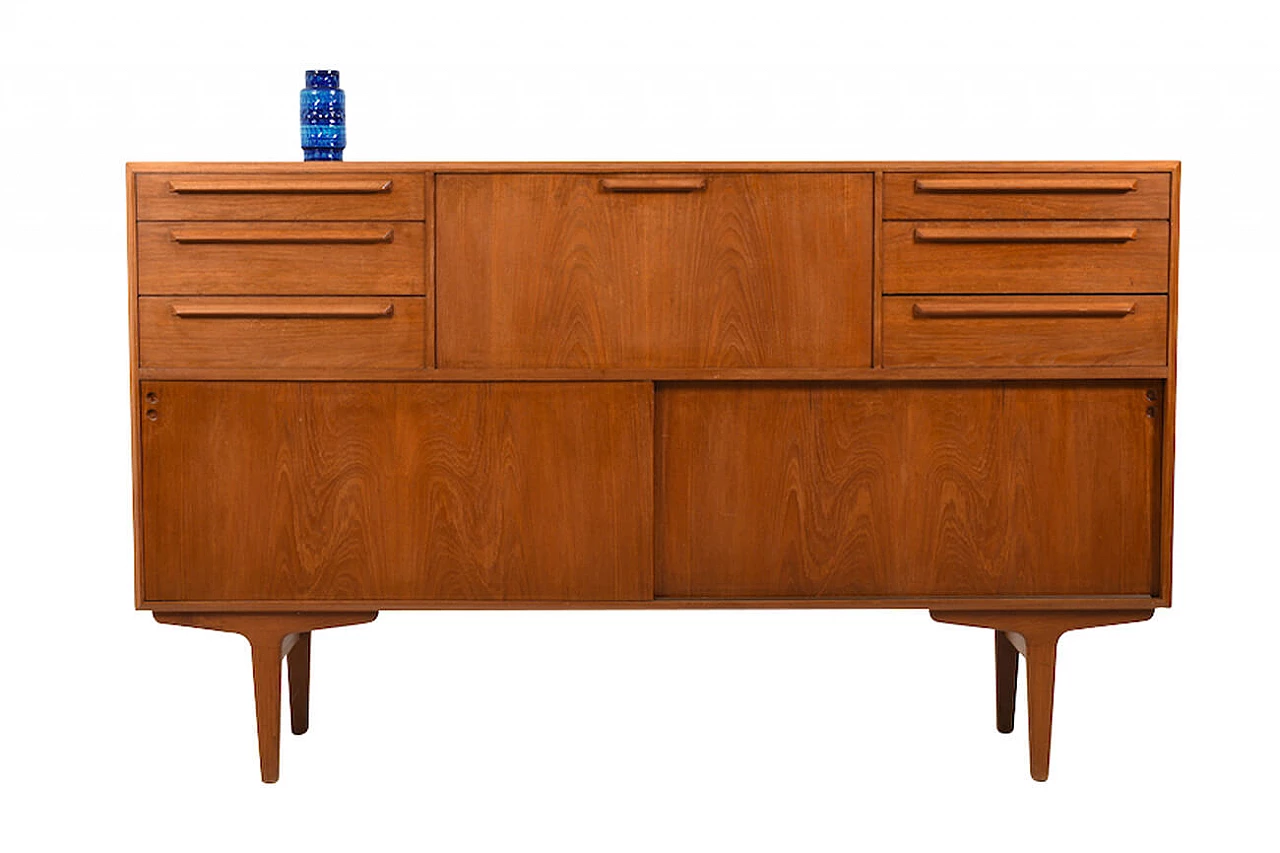 Danish teak sideboard with bar corner, 1950's 1156938