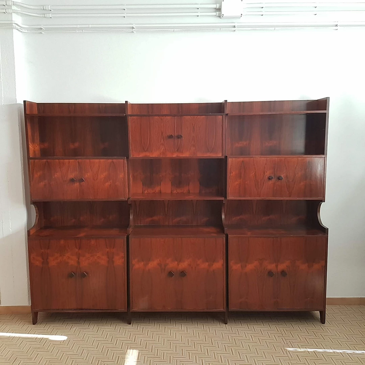 Brazilian rosewood bookcase, 60s 1157034