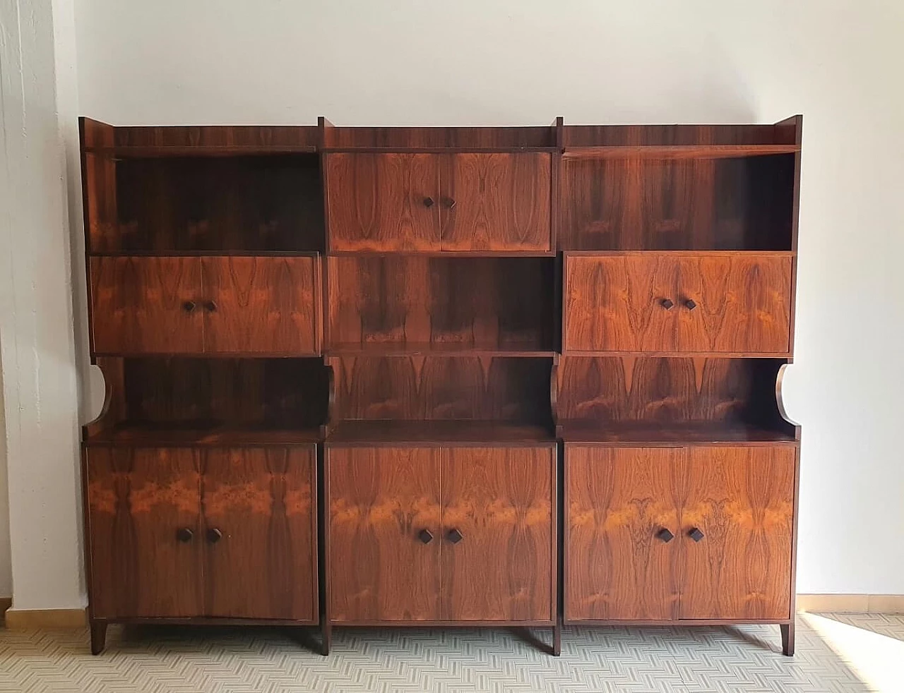 Brazilian rosewood bookcase, 60s 1157035