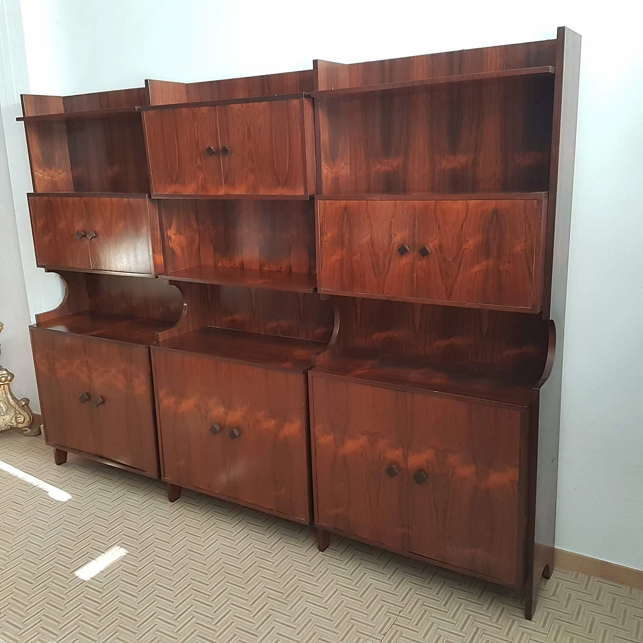 Brazilian rosewood bookcase, 60s 1157036