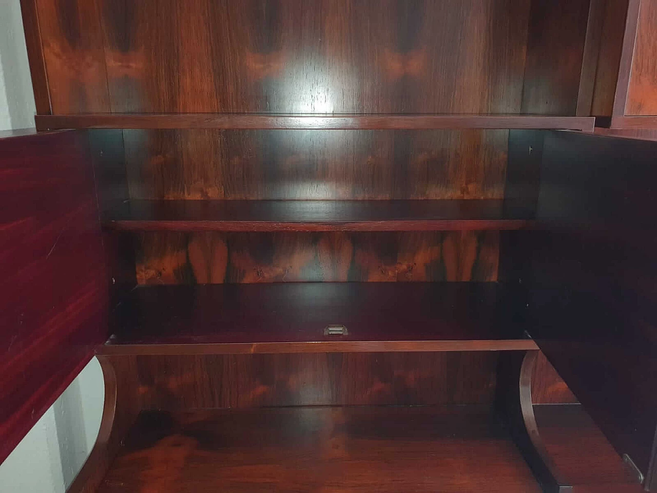 Brazilian rosewood bookcase, 60s 1157041