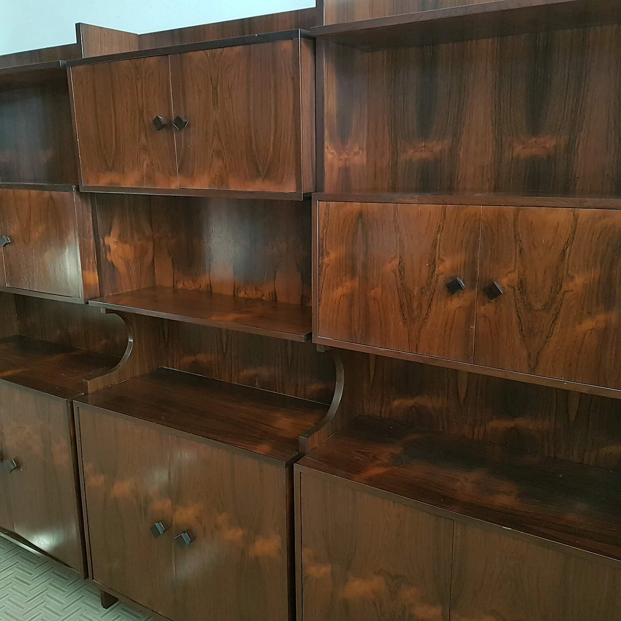 Brazilian rosewood bookcase, 60s 1157044