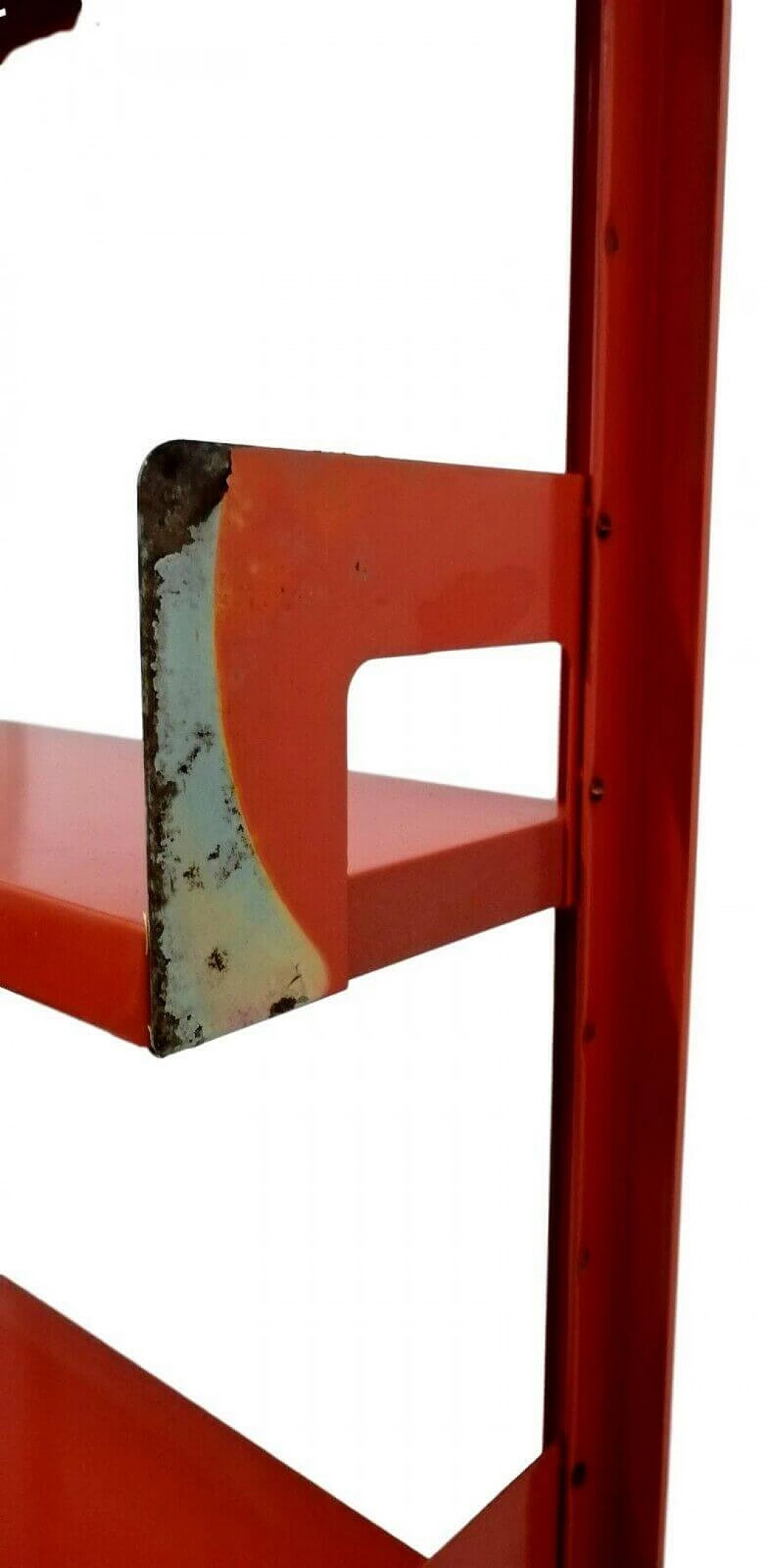 Red metal bookcase Congresso di Lips Vago, 60s 1162068