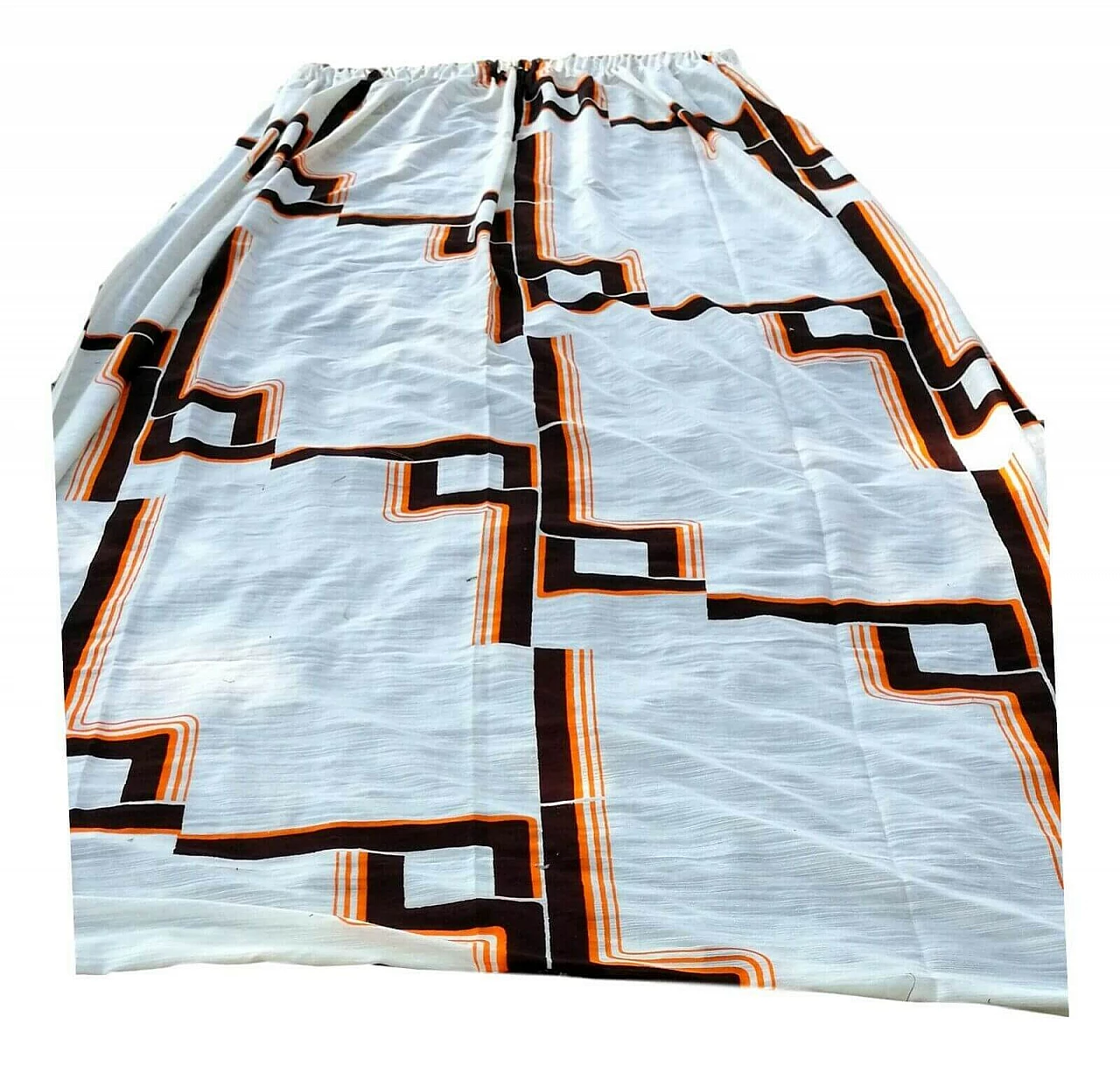 Double tent in optical geometric fabric, 70's 1162530