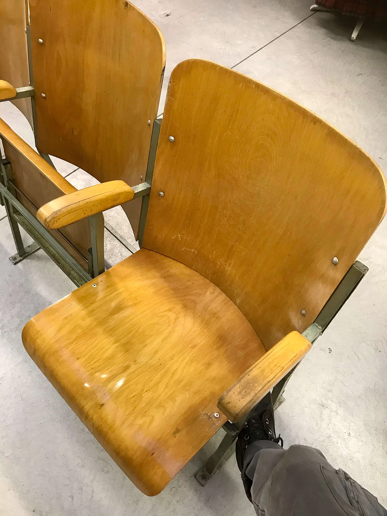 Row of cinema armchairs, 1950s 1163492