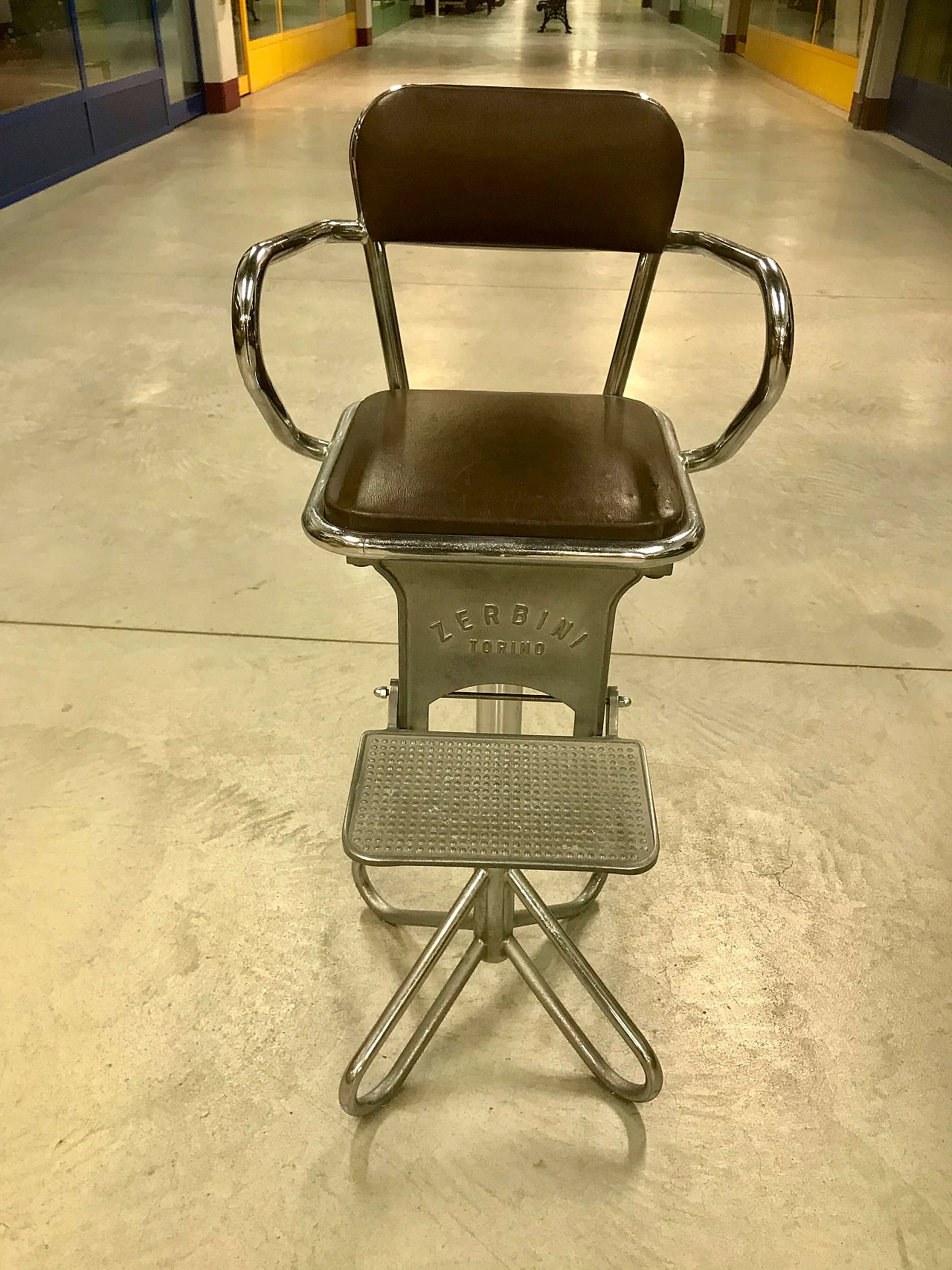 Barber seat for kids by F.lli ZERBINI-TORINO, 50s 1163502