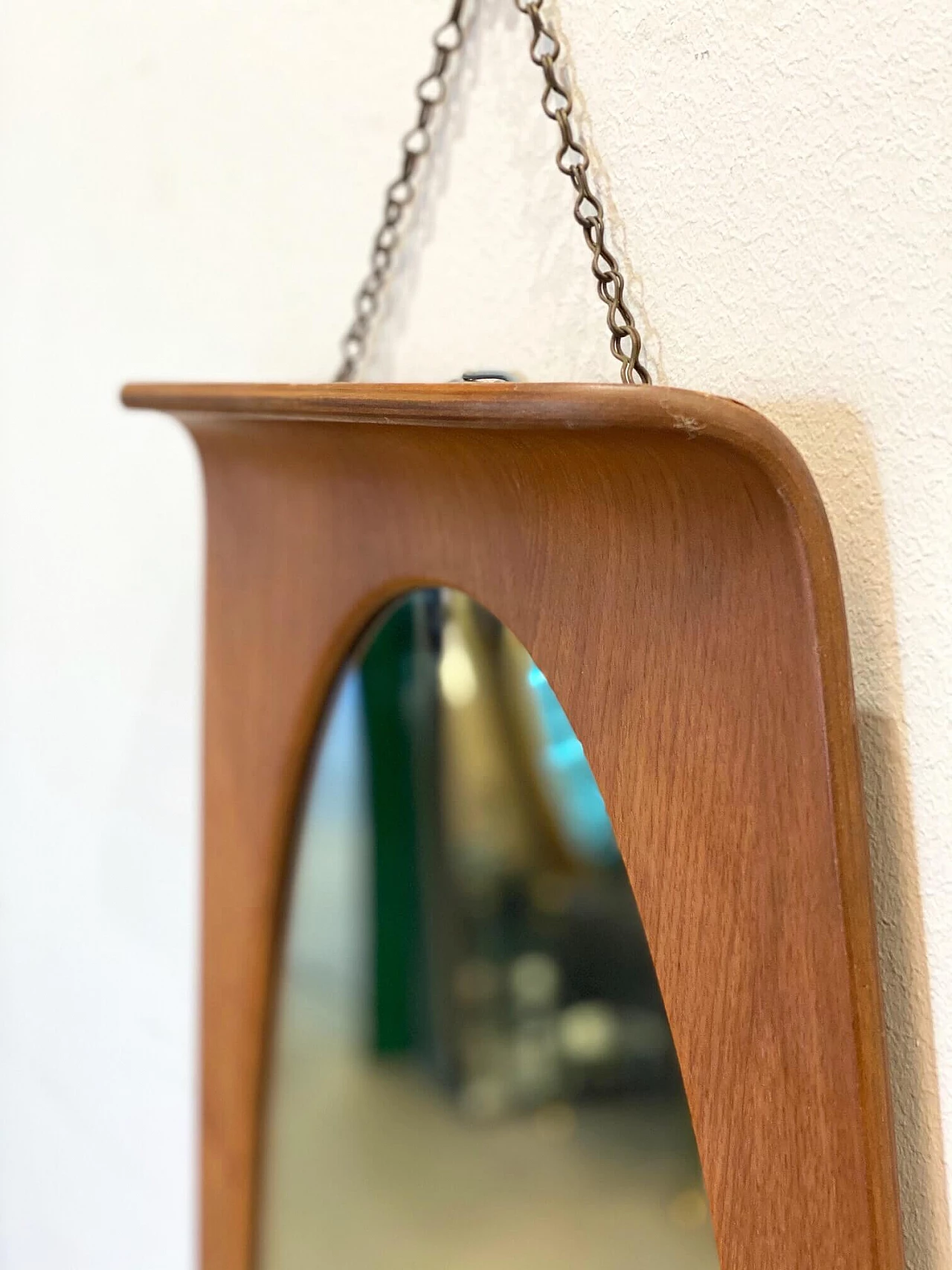 Teak mirror by Campo & Graffi, anni '60 1165545