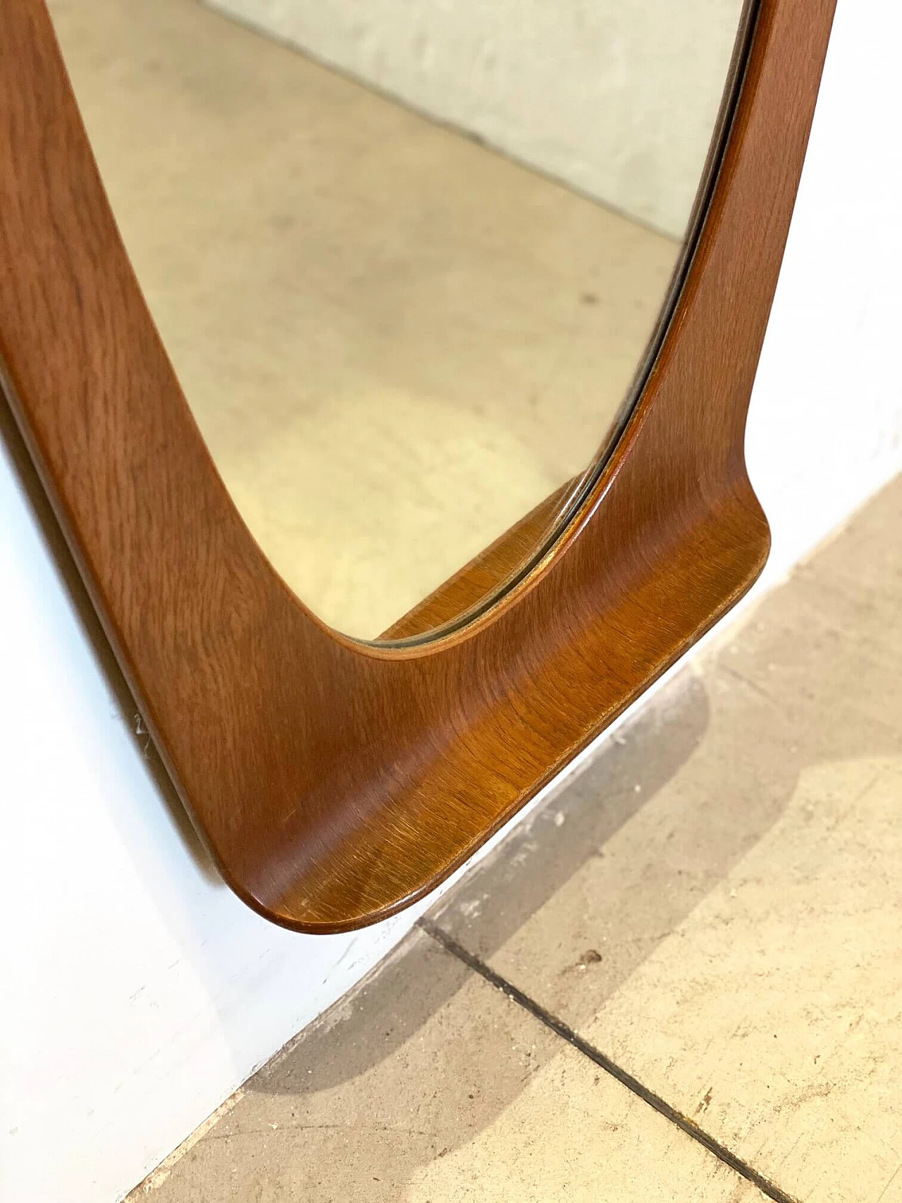 Teak mirror by Campo & Graffi, anni '60 1165551