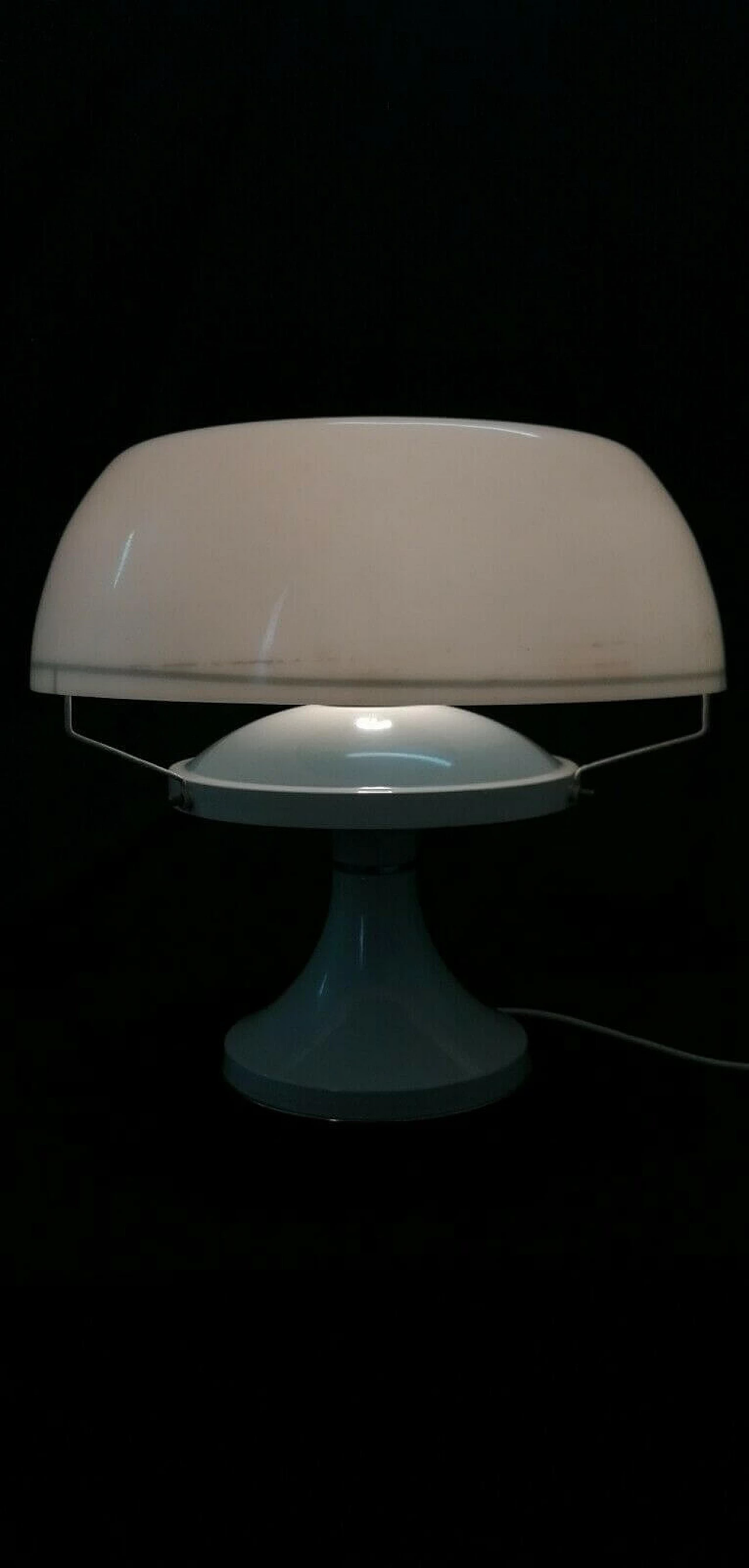 Plexiglas mushroom table lamp, 70s 1168006