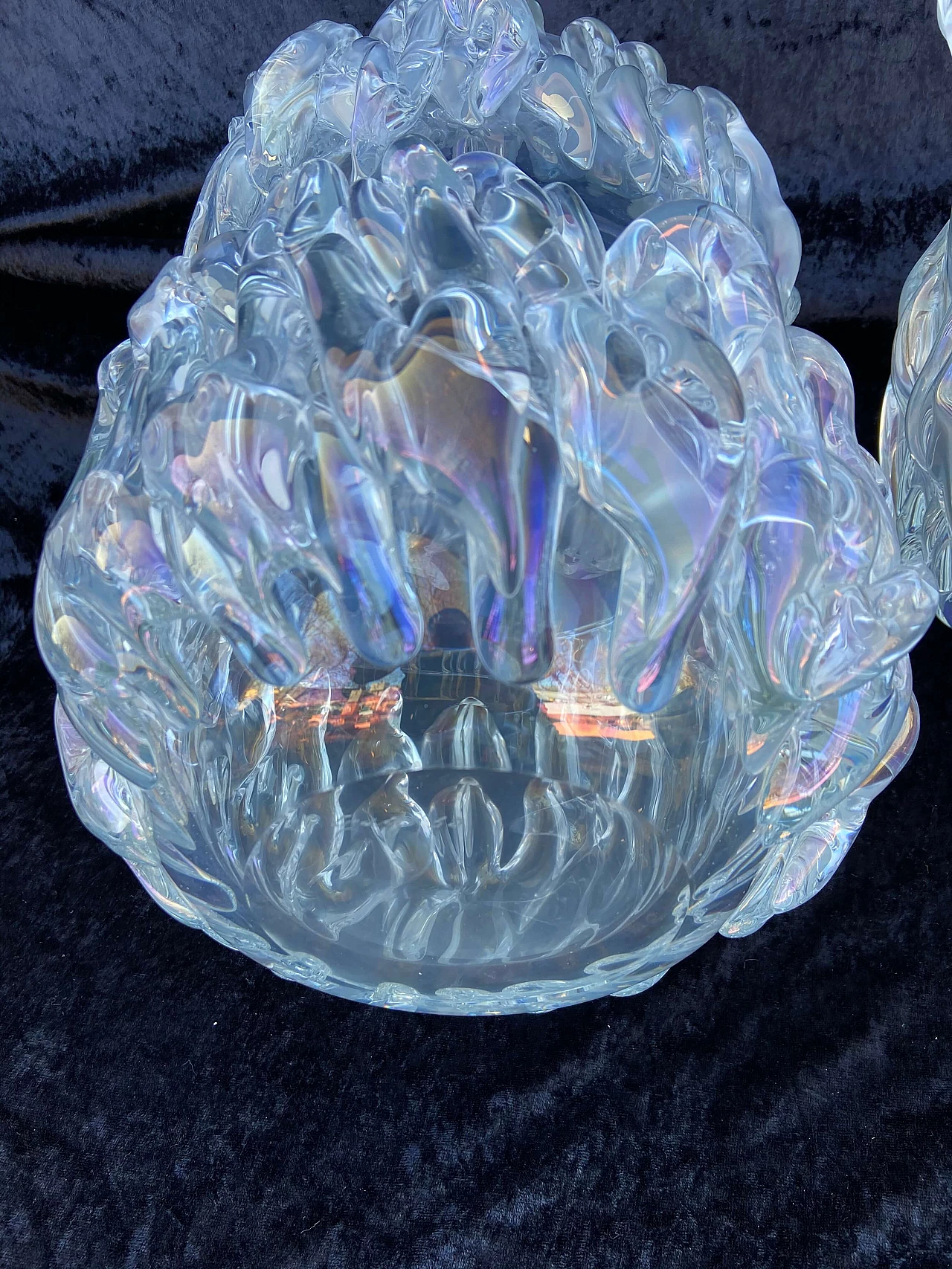 Pair of Murano glass vases, 70s 1173391