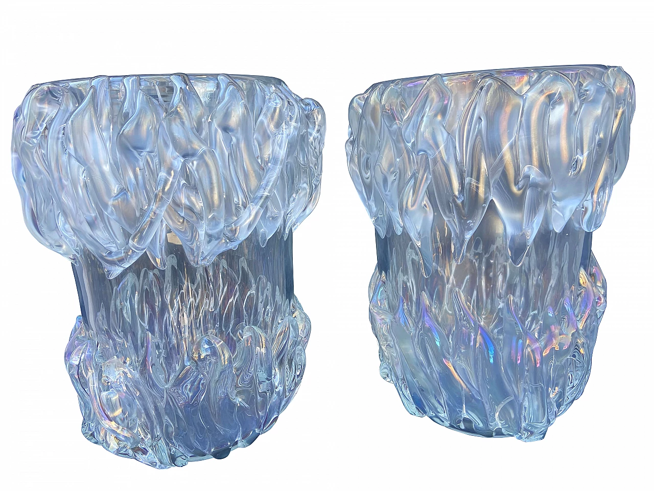 Pair of Murano glass vases, 70s 1173403