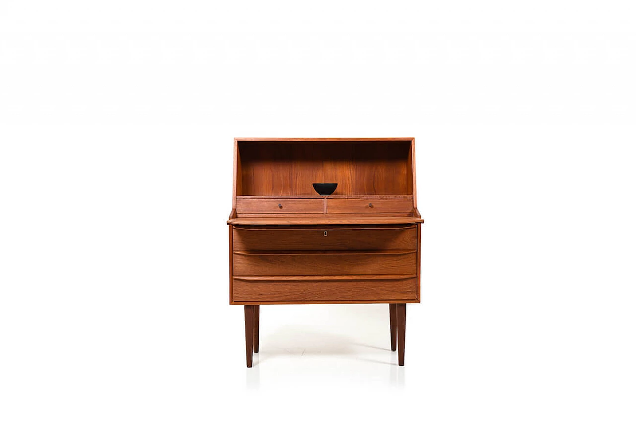 Danish teak secretary, 60s 1173646