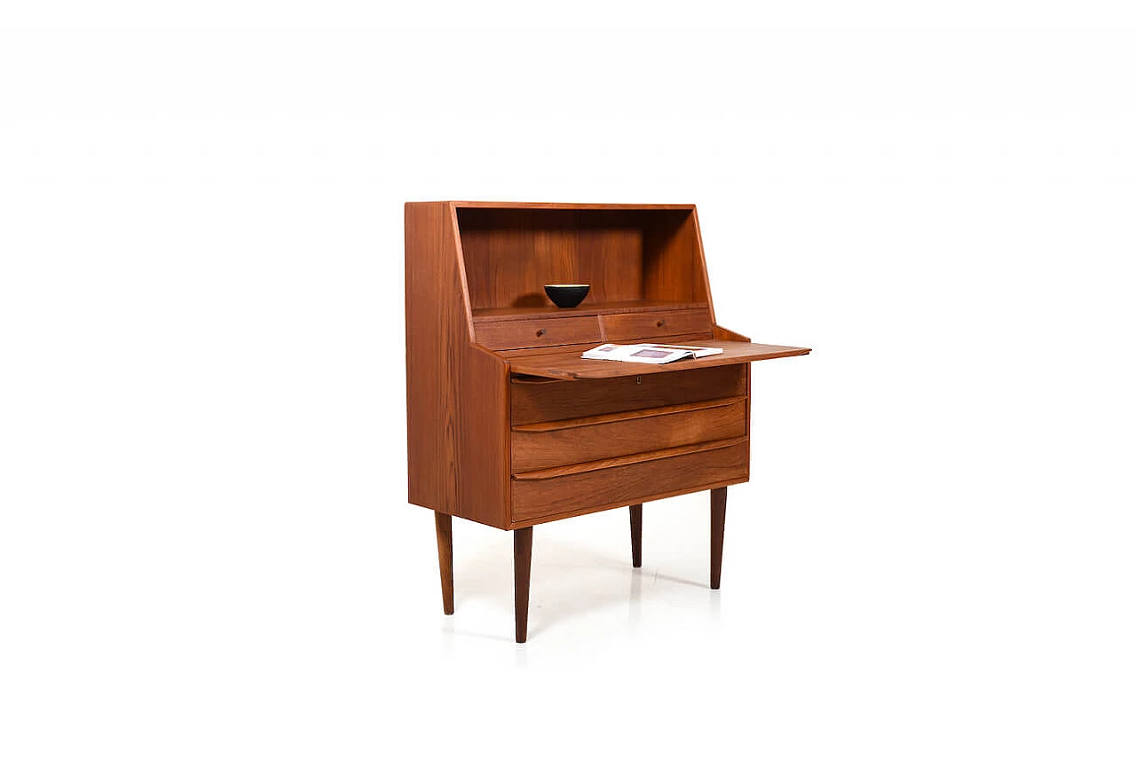 Danish teak secretary, 60s 1173648