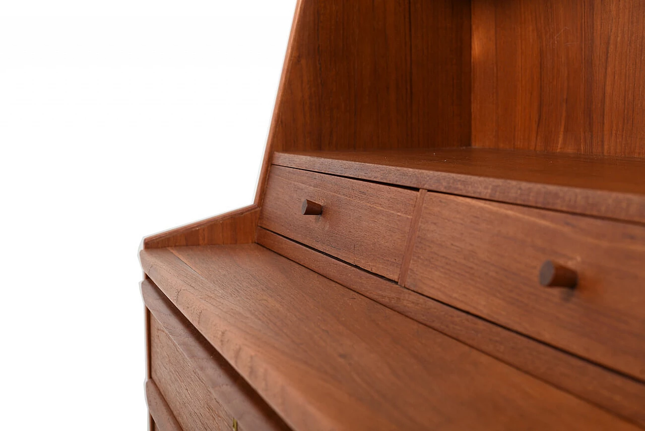 Danish teak secretary, 60s 1173653