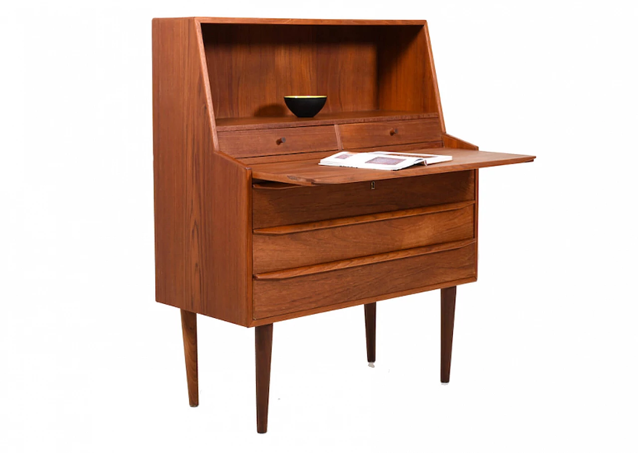 Danish teak secretary, 60s 1177011