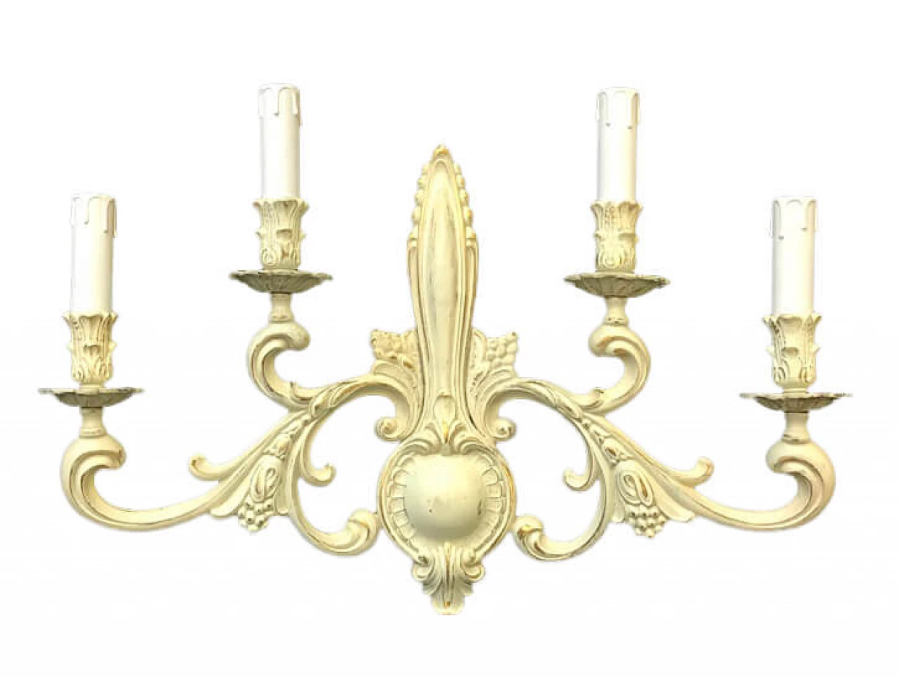 Brass wall sconce, shabby color 1085787