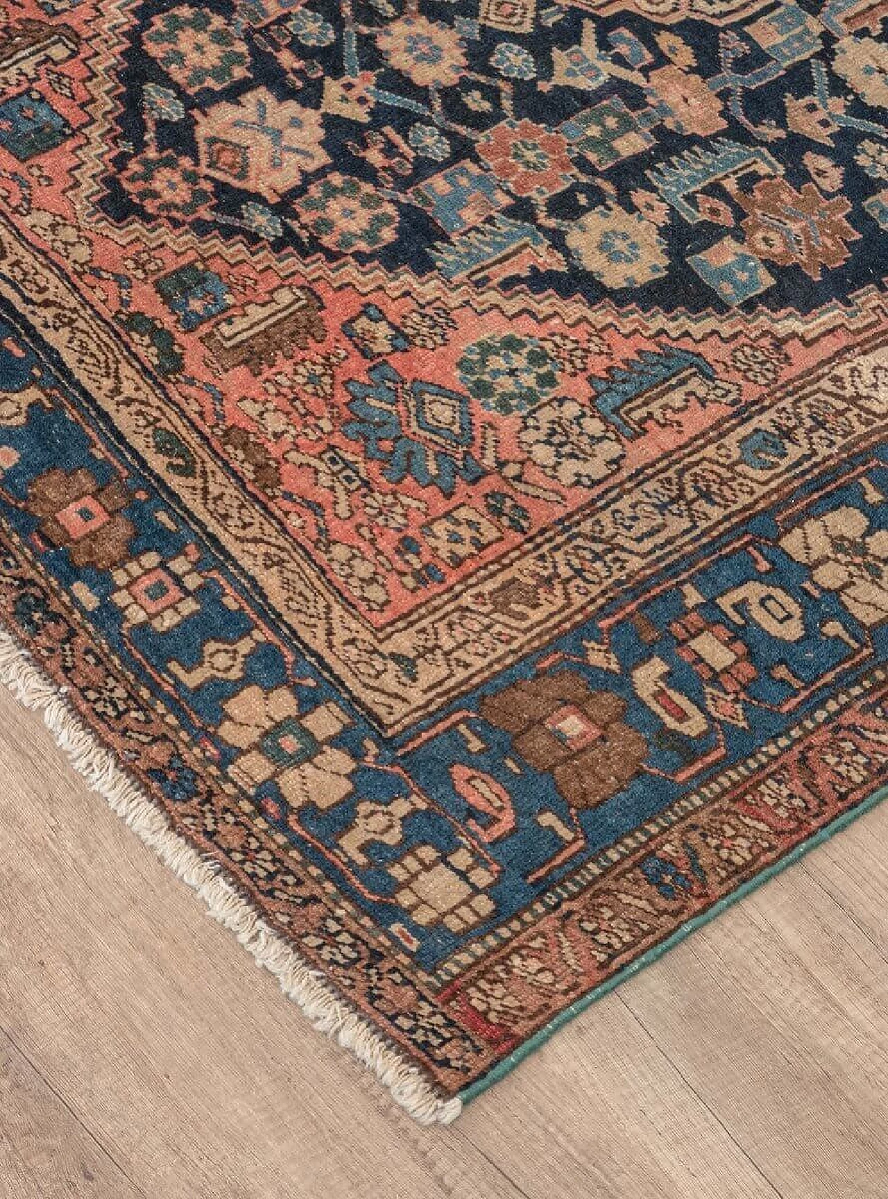 Antique Middle Eastern Cotton And Wool Carpet, 1900s 1086975