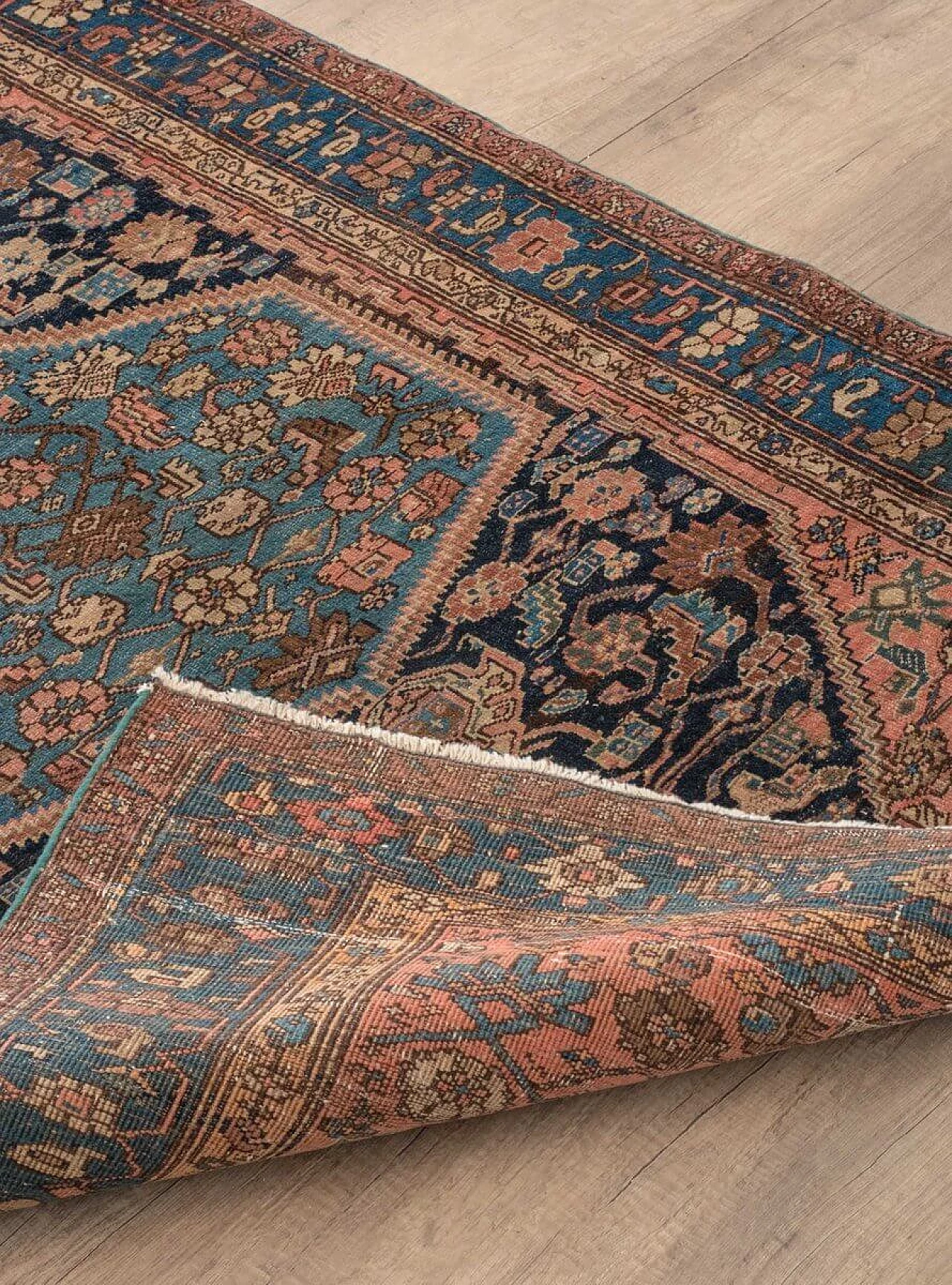 Antique Middle Eastern Cotton And Wool Carpet, 1900s 1086977