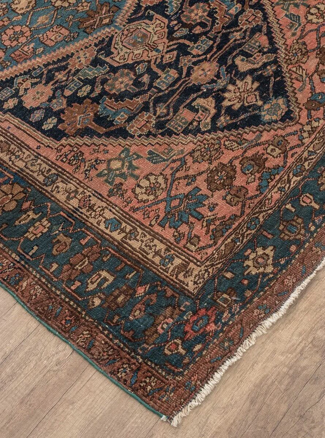 Antique Middle Eastern Cotton And Wool Carpet, 1900s 1086978