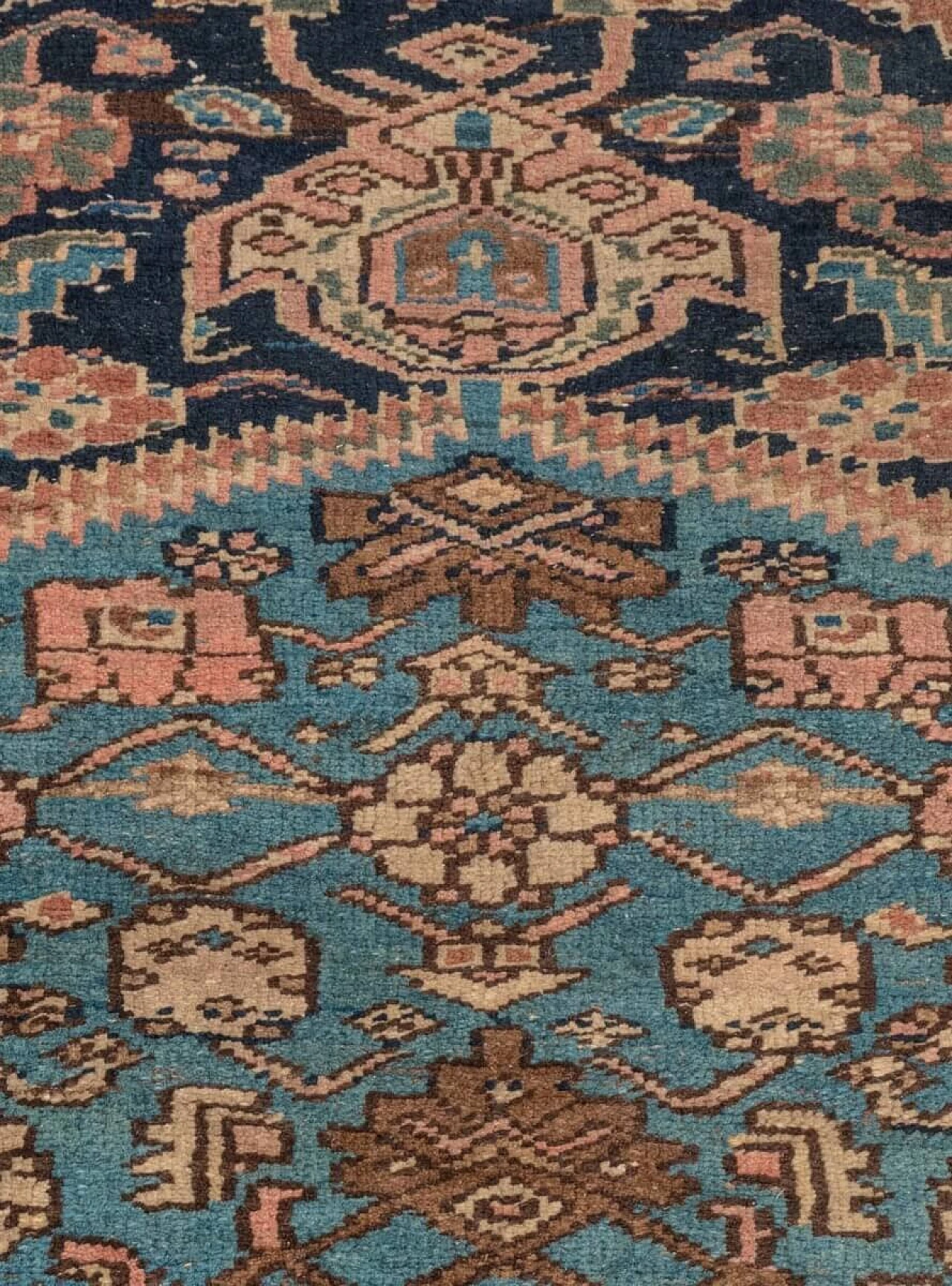 Antique Middle Eastern Cotton And Wool Carpet, 1900s 1086980