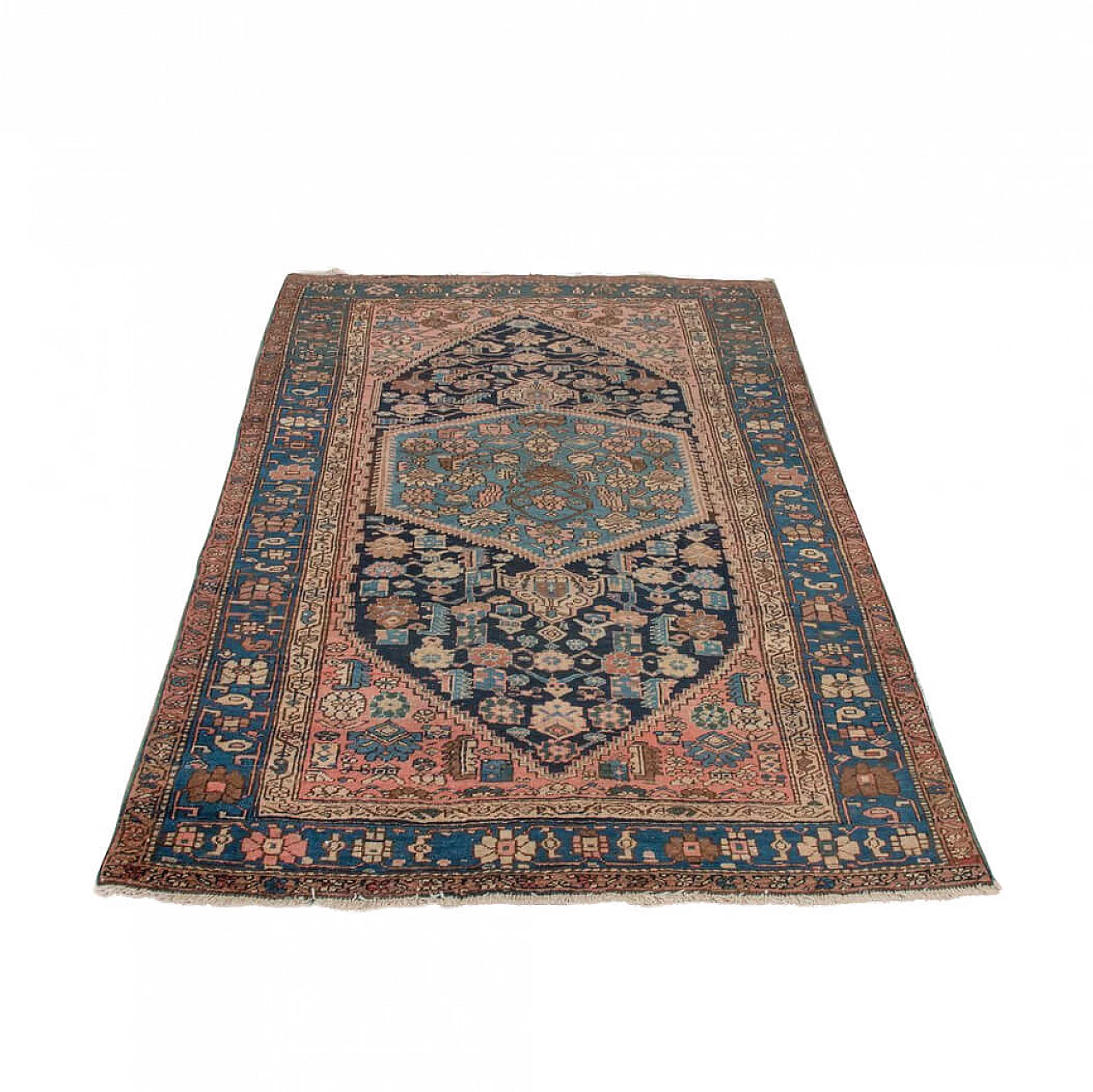 Antique Middle Eastern Cotton And Wool Carpet, 1900s 1087116