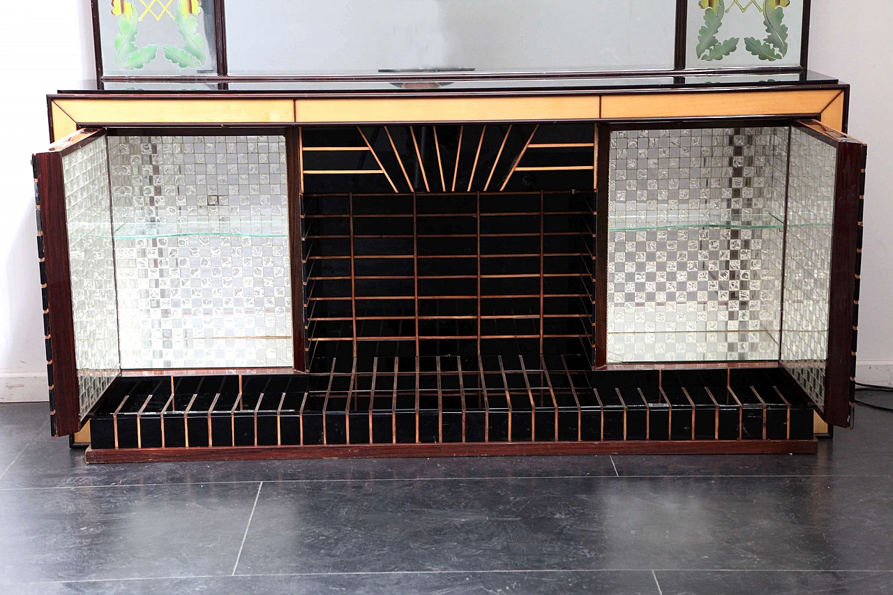 Credenza con specchio di Luigi Brusotti, anni '40 1092660