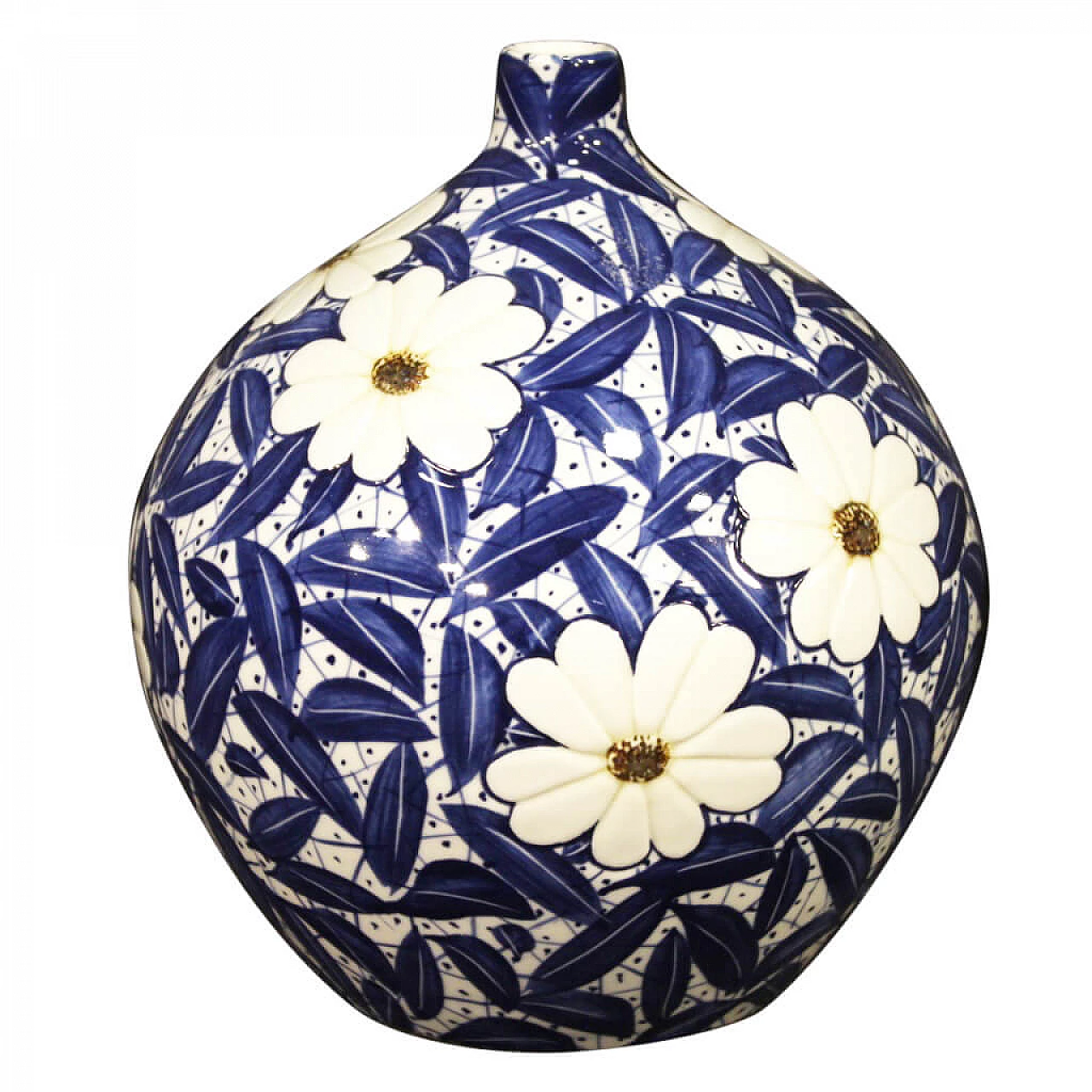 Enamelled and painted Chinese ceramic vase 1104662