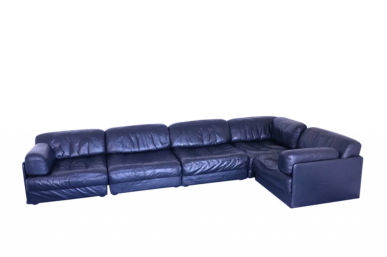 Modular leather sofa bed 1108215