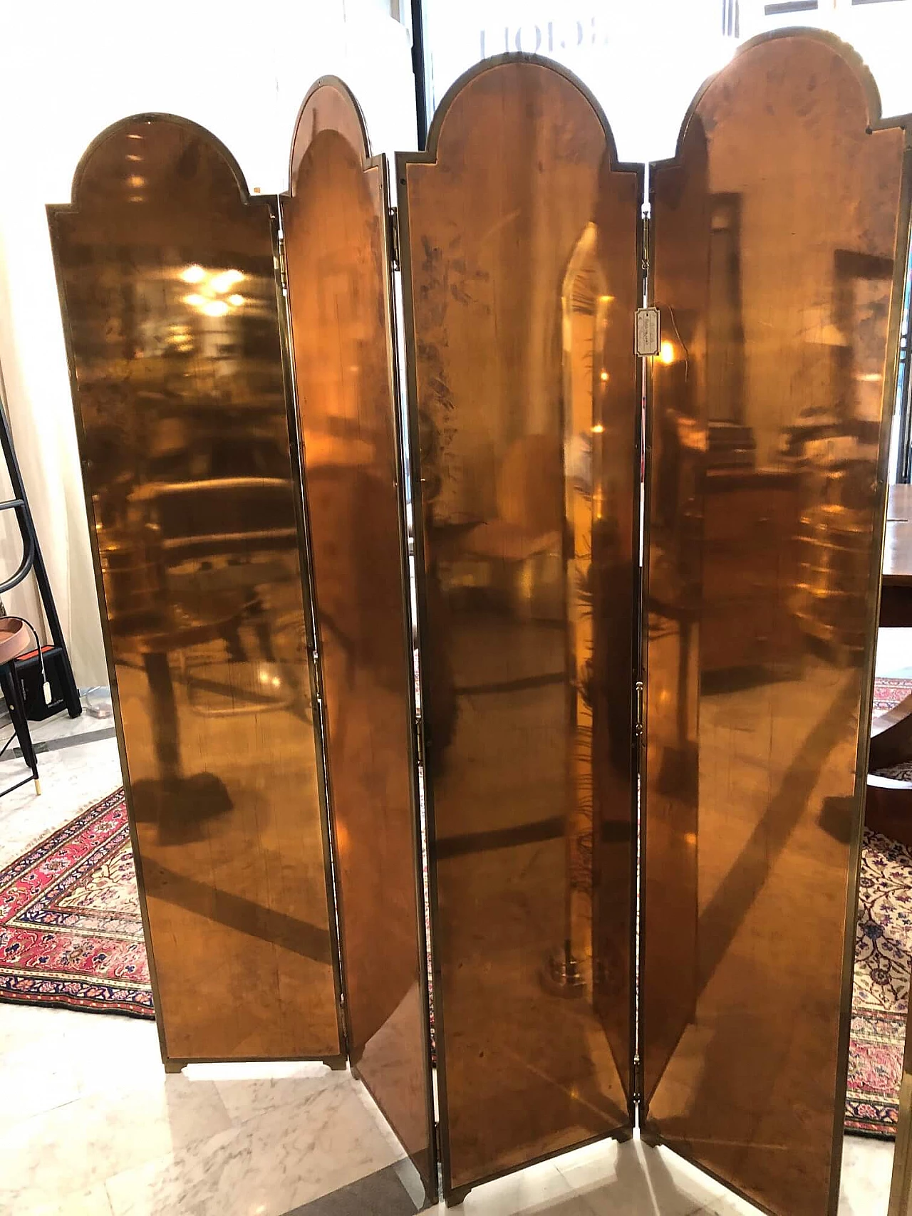 Brass and copper screen, 80's 1109782