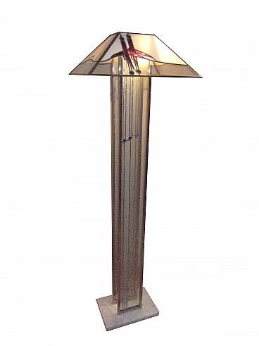 Decò floor lamp with marble base