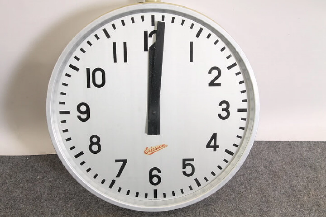 Two-sided Ericsson station clock, 1960s 1119783