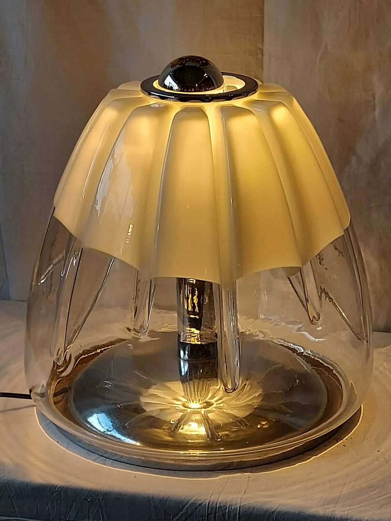 Murano glass table lamp by Mazzega 1130291