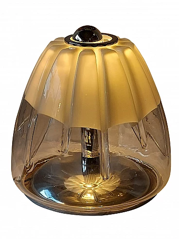 Murano glass table lamp by Mazzega