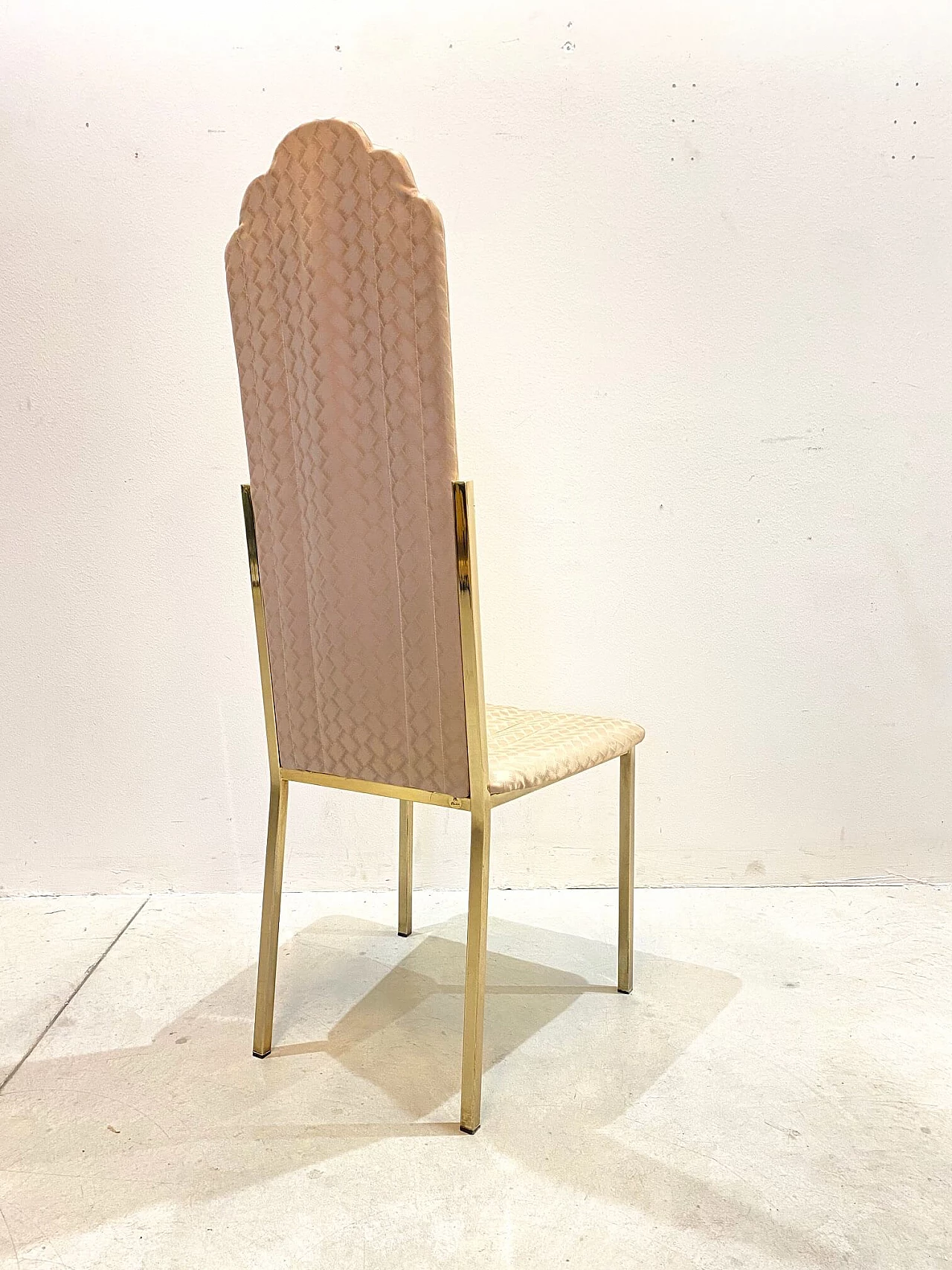 4 Brass chairs by Alain Delon, 70's 1183202