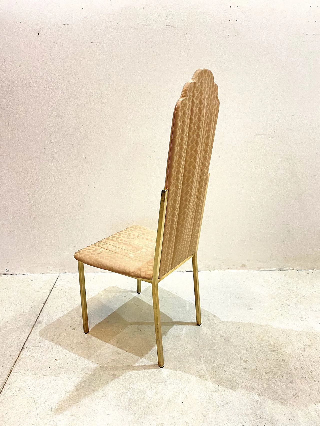 4 Brass chairs by Alain Delon, 70's 1183205