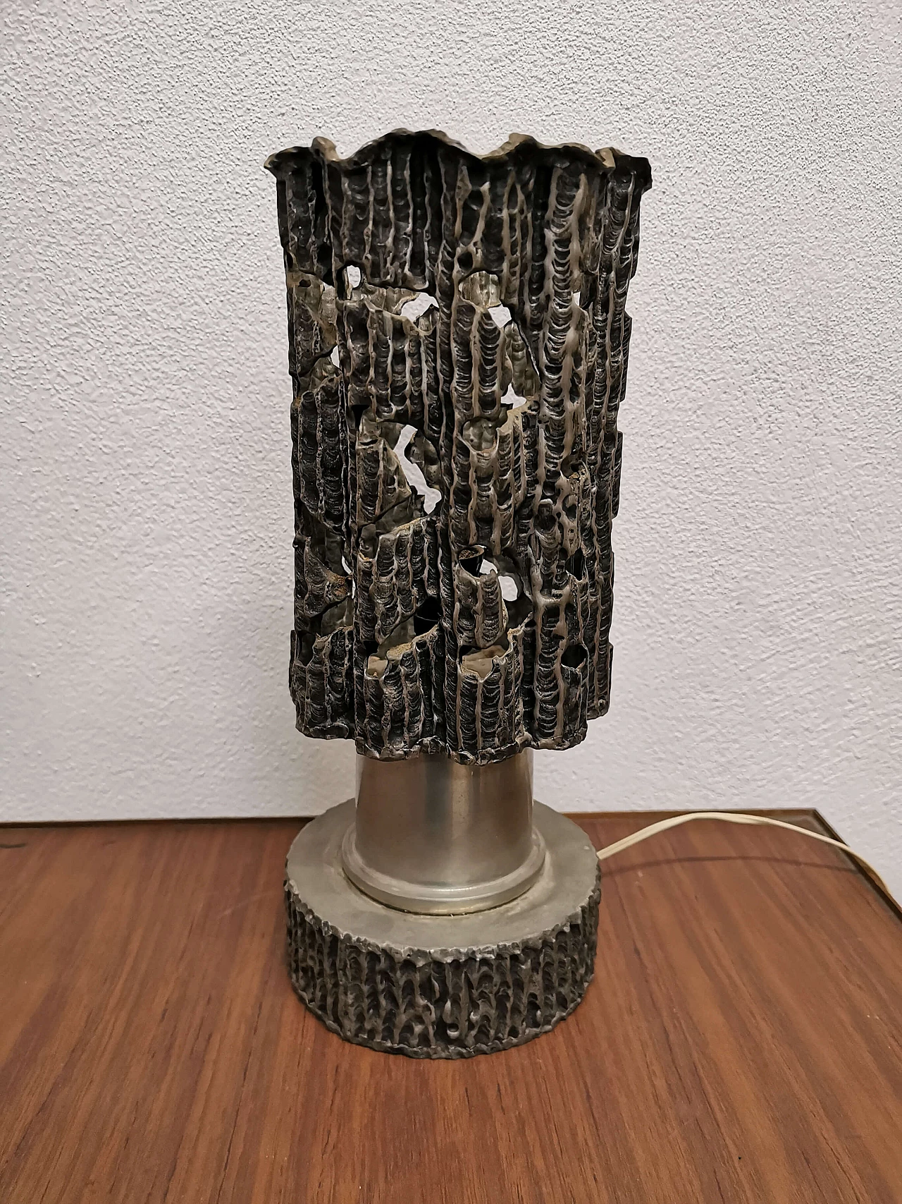 Pewter table lamp, 60s 1188087