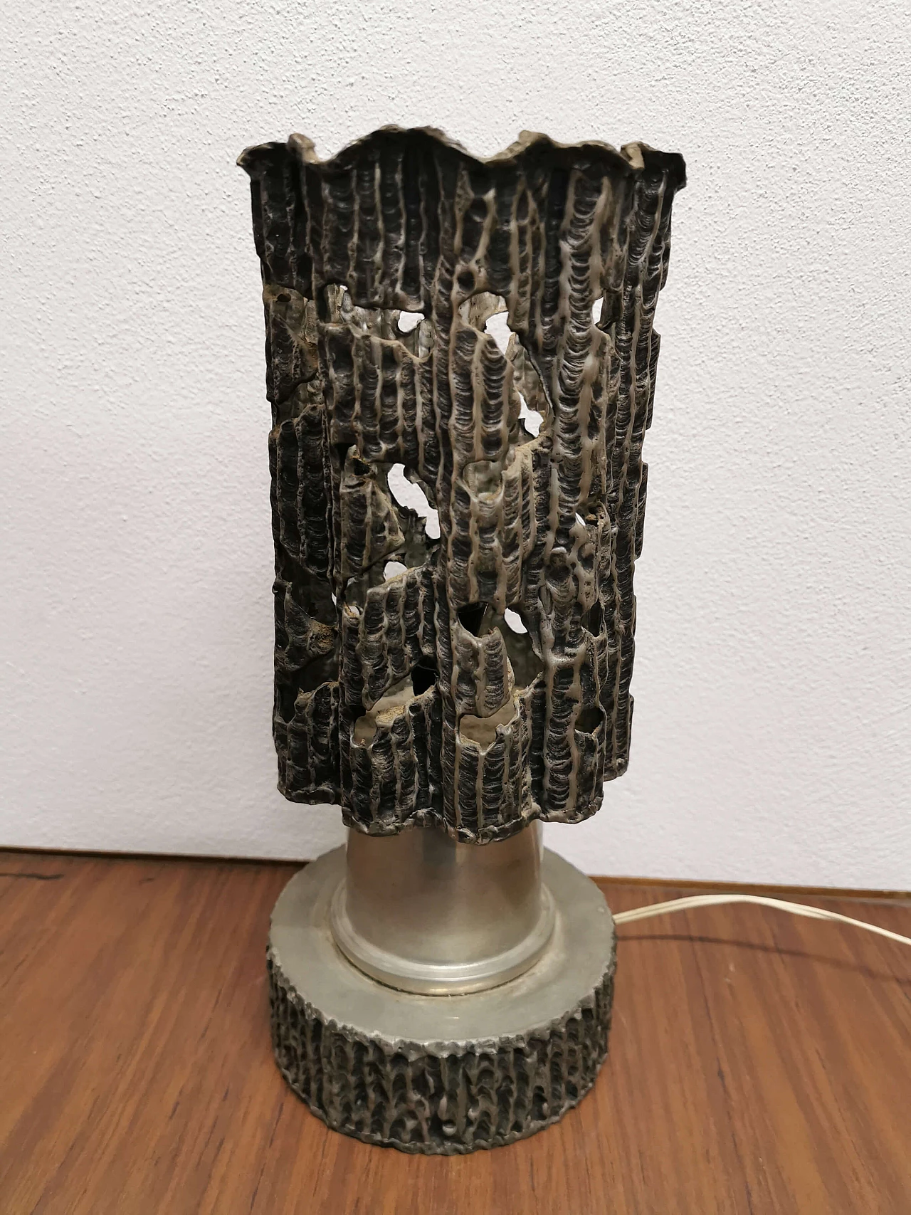 Pewter table lamp, 60s 1188102